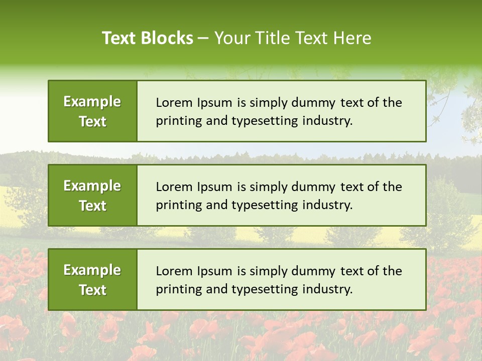 Harvesting Environmental Fuel PowerPoint Template