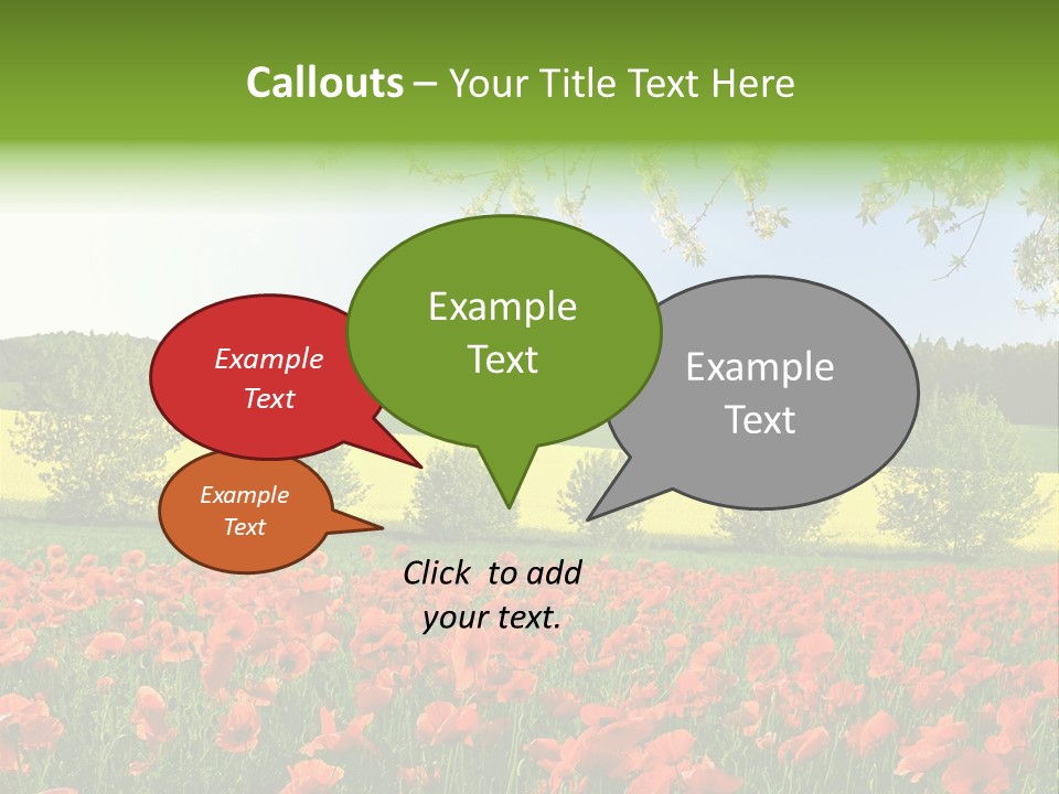 Harvesting Environmental Fuel PowerPoint Template