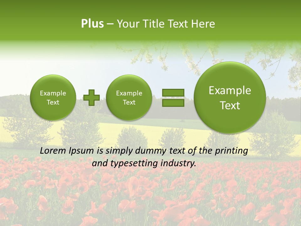 Harvesting Environmental Fuel PowerPoint Template