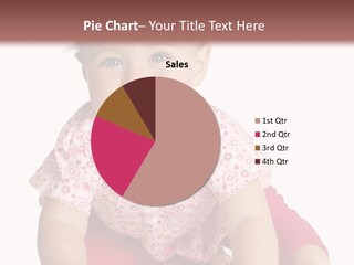 Krabbeln Pink Kindheit PowerPoint Template