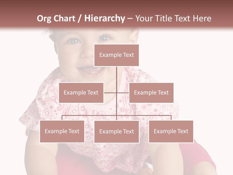 Krabbeln Pink Kindheit PowerPoint Template