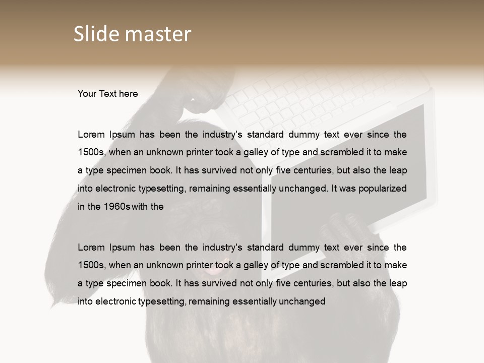 Creature Smart Mind PowerPoint Template