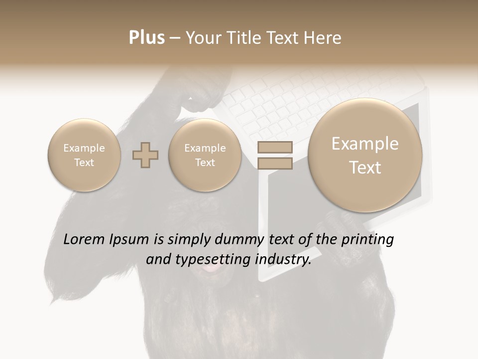 Creature Smart Mind PowerPoint Template