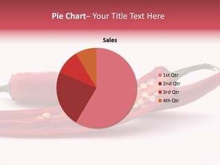 White Cayenne Food PowerPoint Template