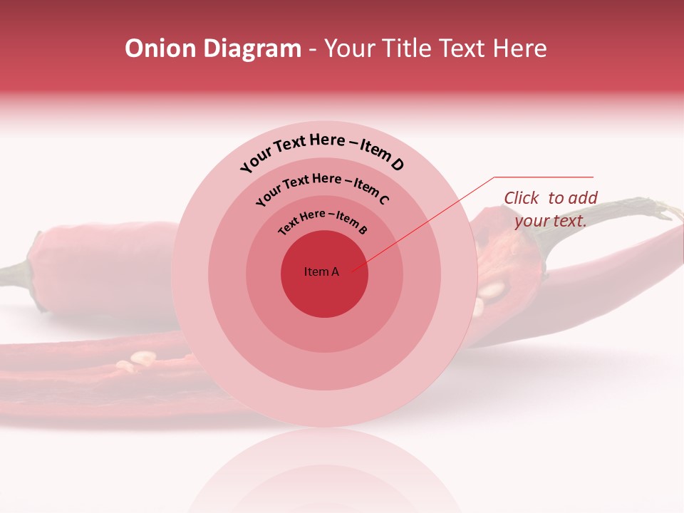 White Cayenne Food PowerPoint Template