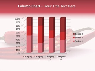 White Cayenne Food PowerPoint Template