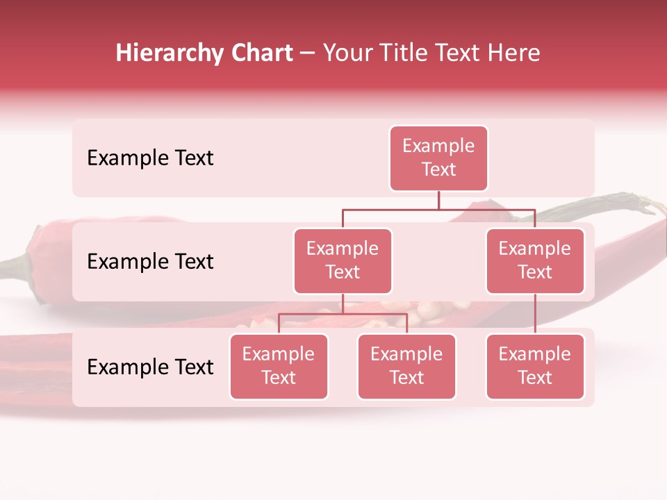 White Cayenne Food PowerPoint Template