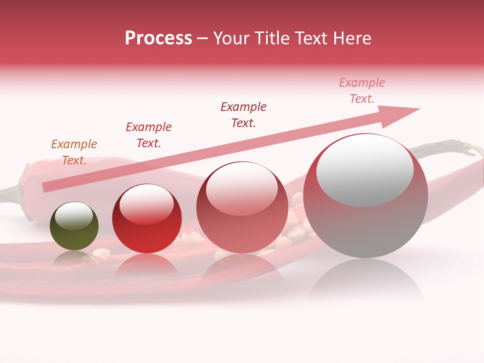 White Cayenne Food PowerPoint Template