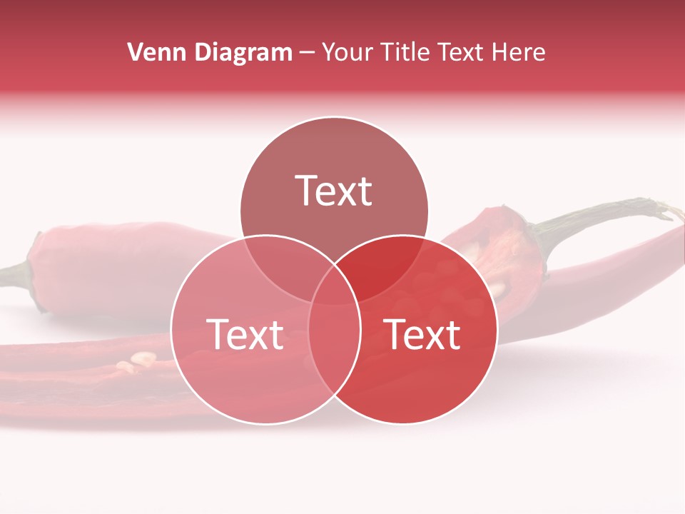 White Cayenne Food PowerPoint Template