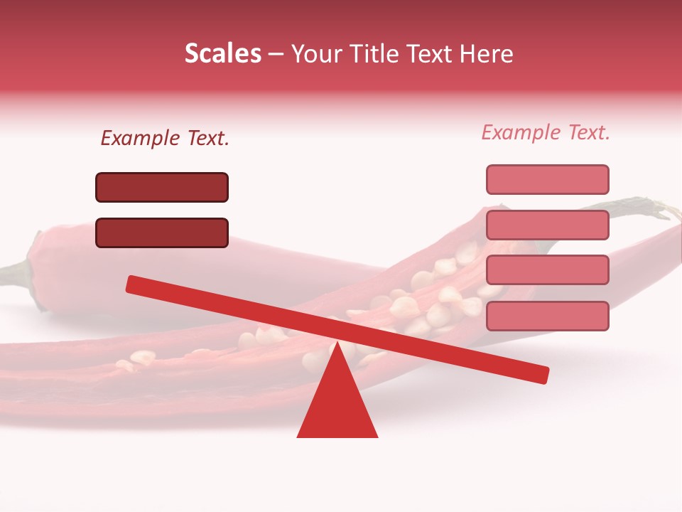 White Cayenne Food PowerPoint Template