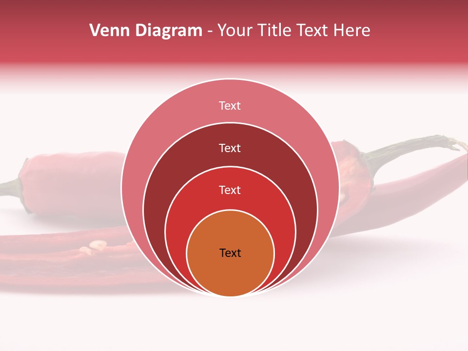 White Cayenne Food PowerPoint Template