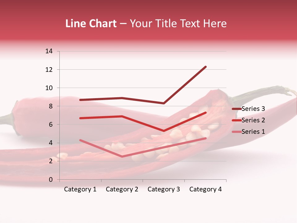 White Cayenne Food PowerPoint Template