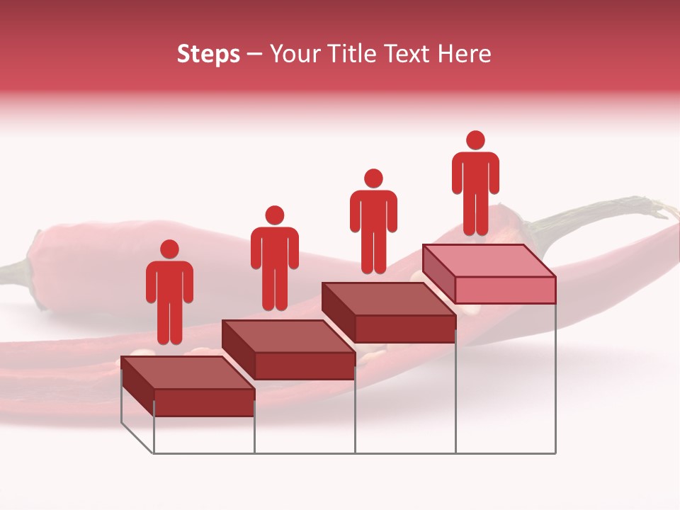 White Cayenne Food PowerPoint Template