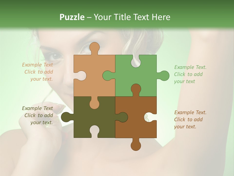 Natural Living Lifestyle PowerPoint Template