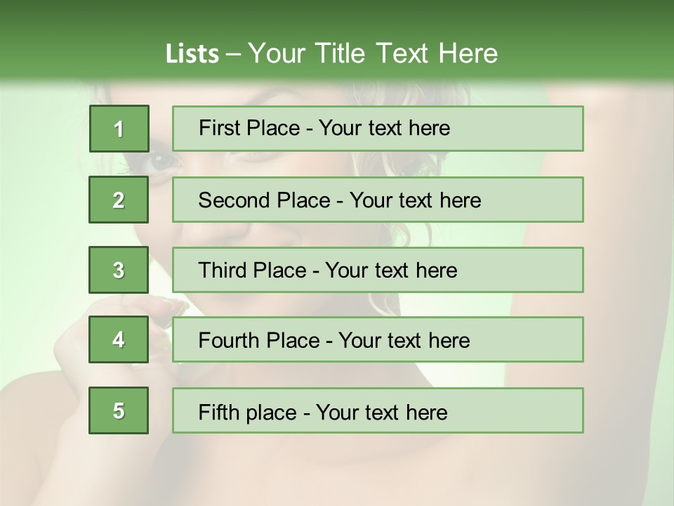 Natural Living Lifestyle PowerPoint Template