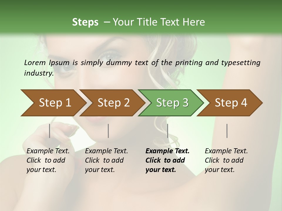 Natural Living Lifestyle PowerPoint Template