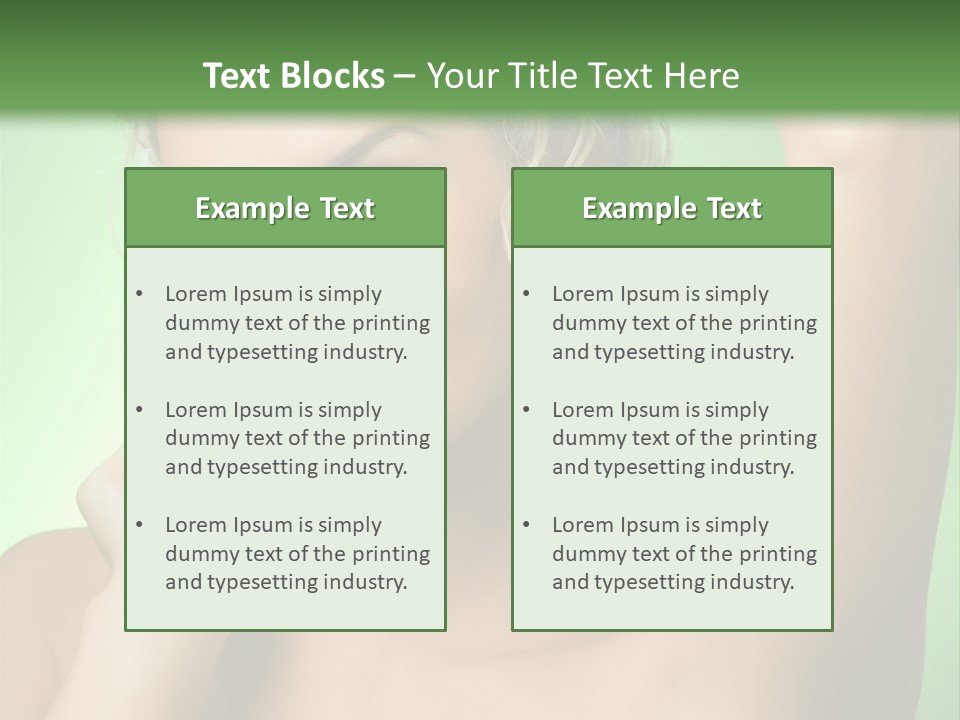 Natural Living Lifestyle PowerPoint Template