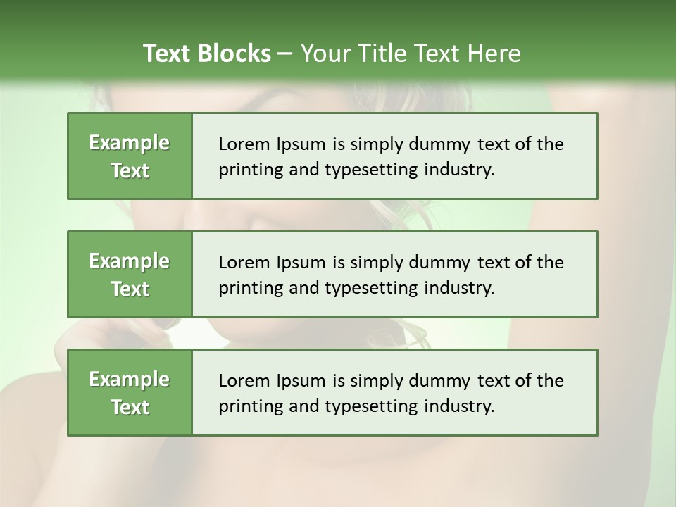 Natural Living Lifestyle PowerPoint Template