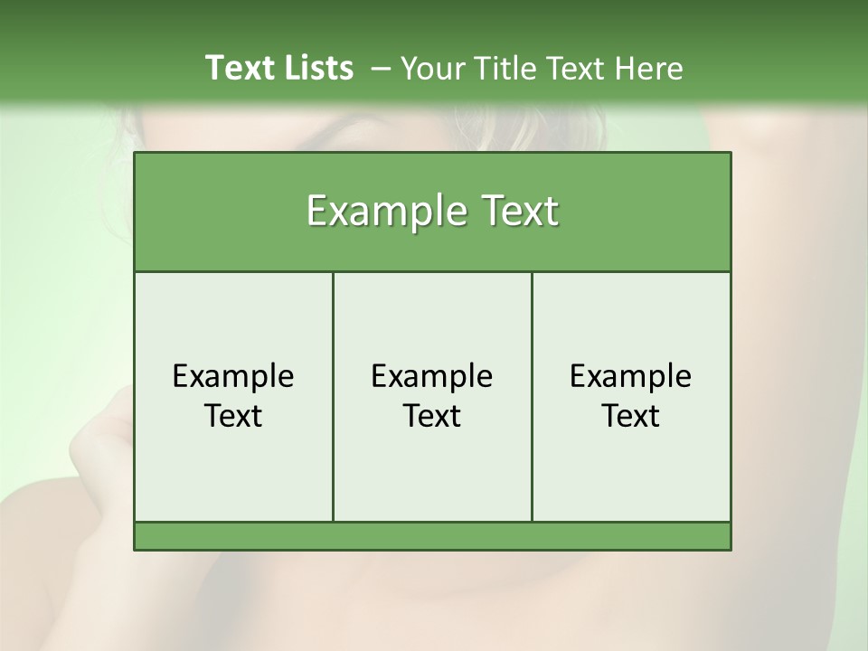 Natural Living Lifestyle PowerPoint Template