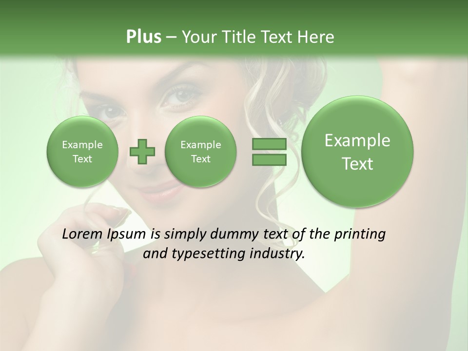 Natural Living Lifestyle PowerPoint Template