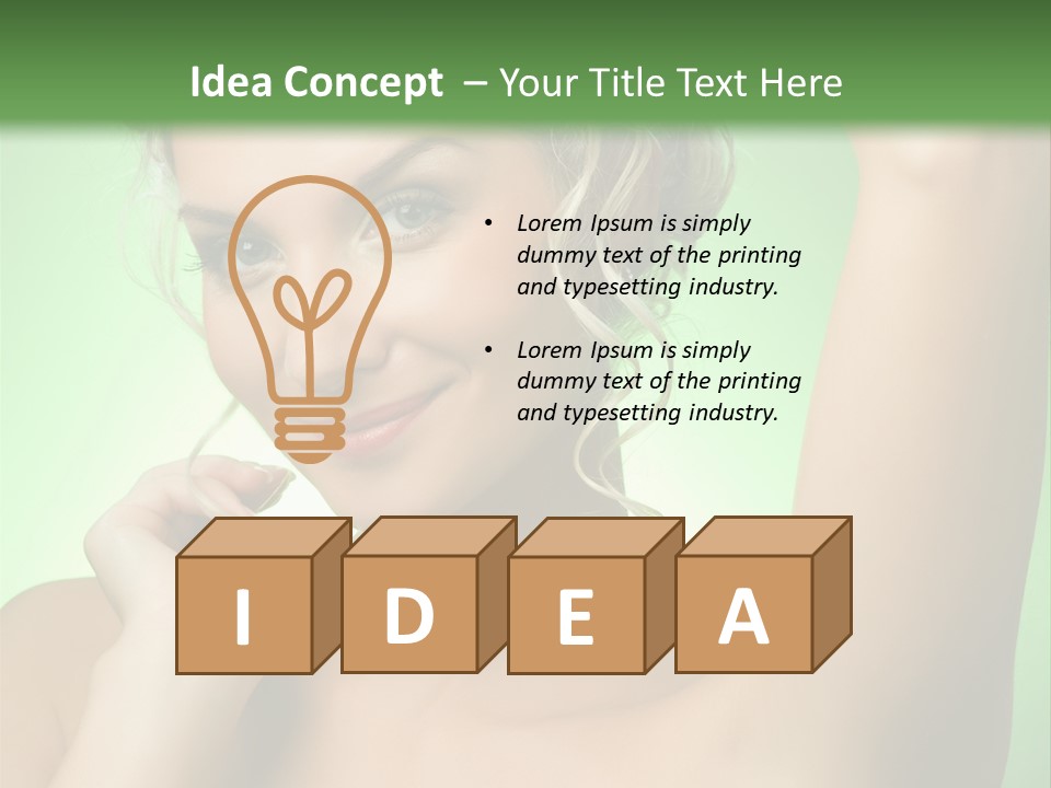 Natural Living Lifestyle PowerPoint Template