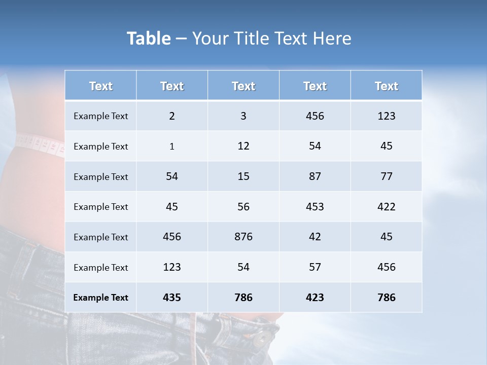 Umfangreich Bemalung Bauch PowerPoint Template