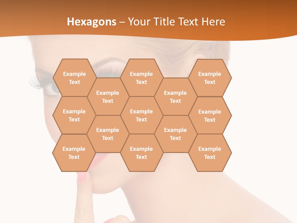 White Background Prom Pinup PowerPoint Template