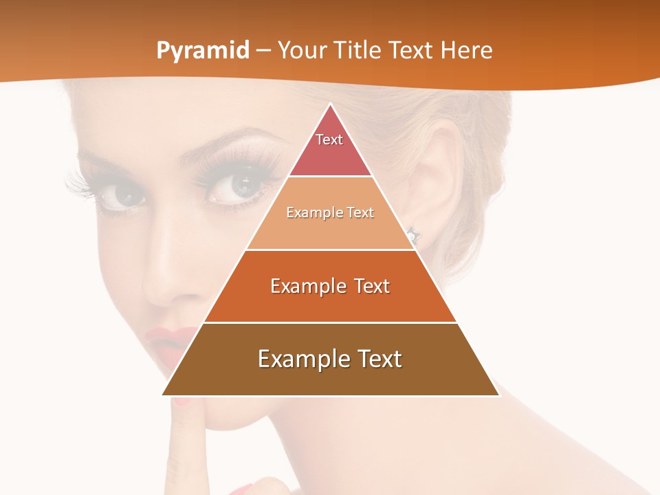 White Background Prom Pinup PowerPoint Template