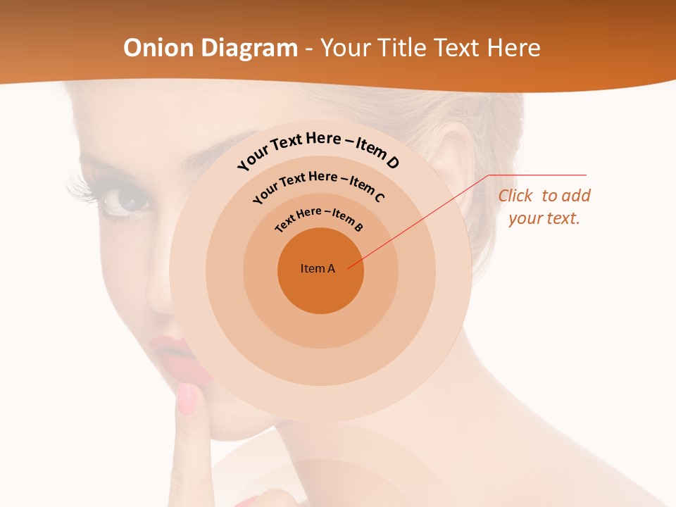 White Background Prom Pinup PowerPoint Template