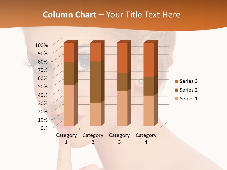 White Background Prom Pinup PowerPoint Template