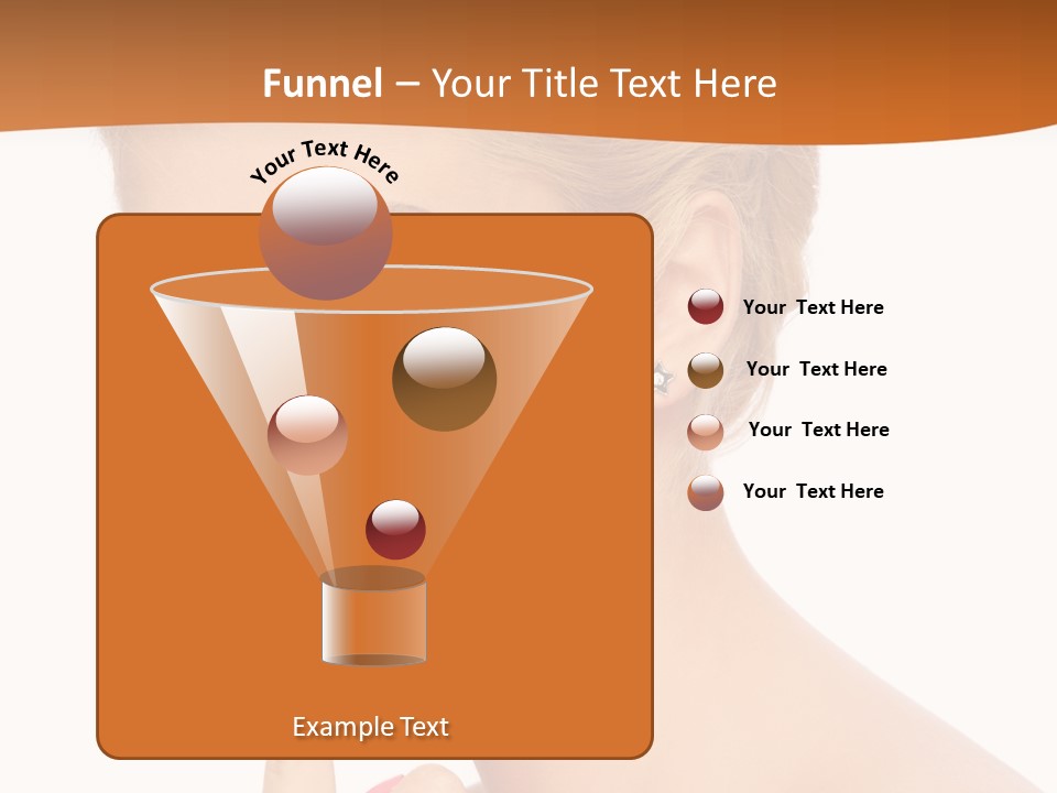 White Background Prom Pinup PowerPoint Template