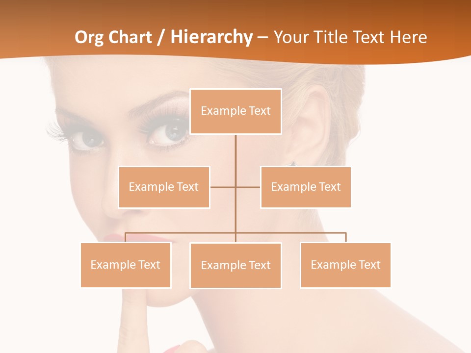 White Background Prom Pinup PowerPoint Template