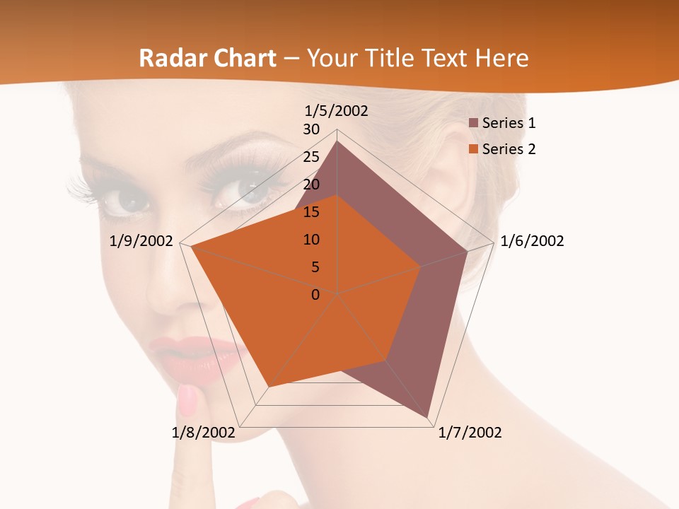 White Background Prom Pinup PowerPoint Template