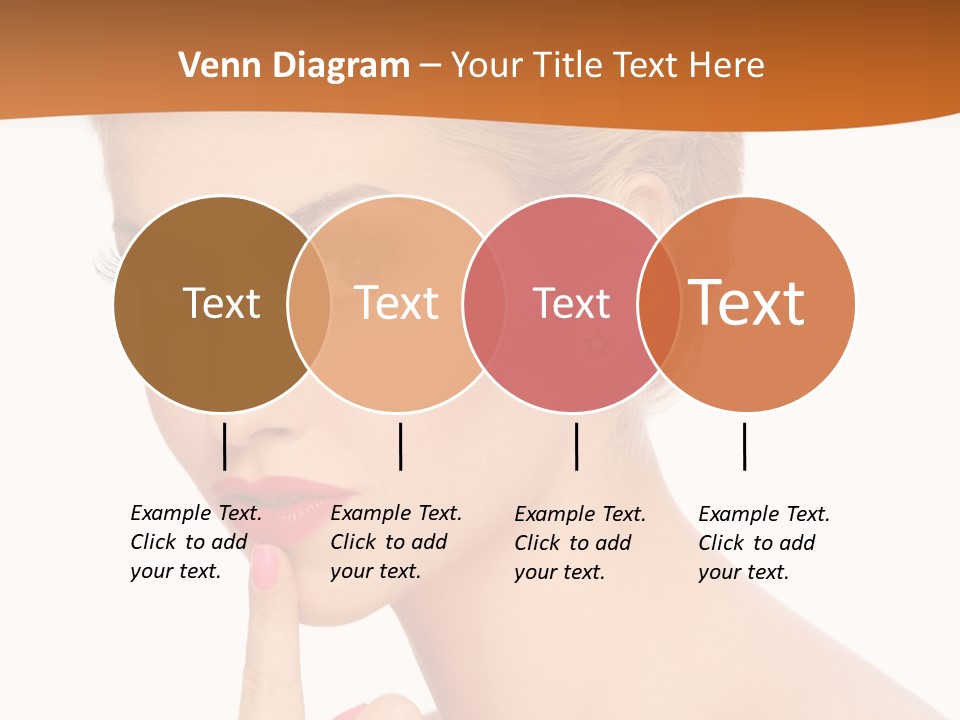 White Background Prom Pinup PowerPoint Template