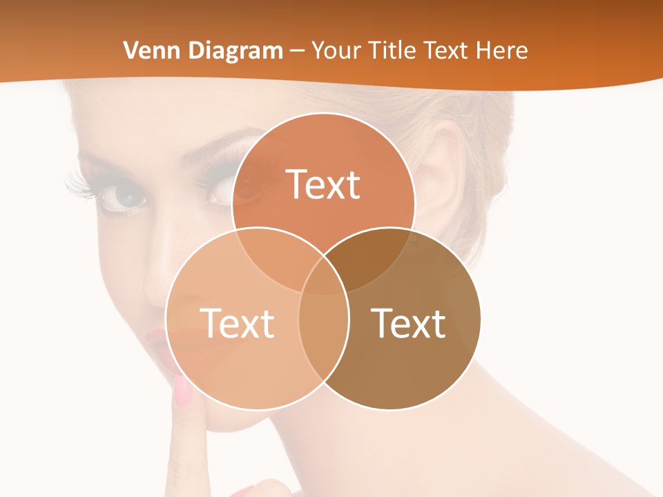 White Background Prom Pinup PowerPoint Template