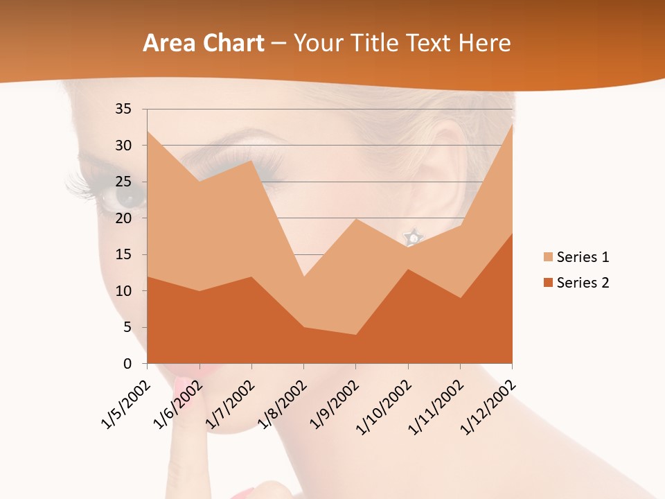 White Background Prom Pinup PowerPoint Template