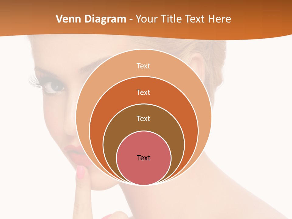 White Background Prom Pinup PowerPoint Template