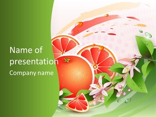 Circle Health Tasty PowerPoint Template