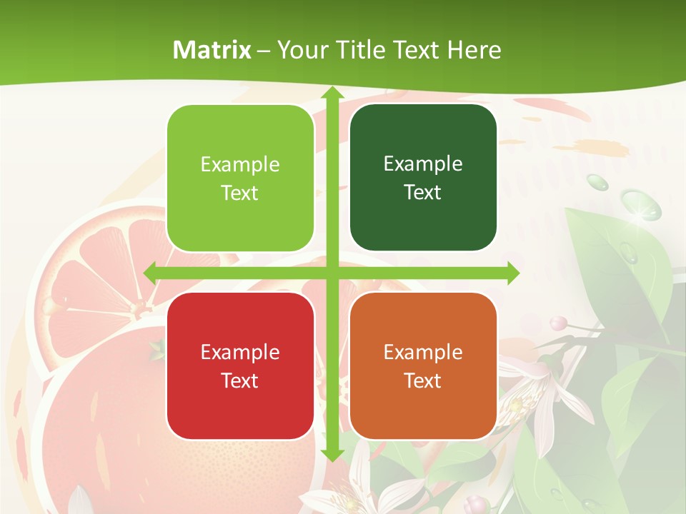 Circle Health Tasty PowerPoint Template