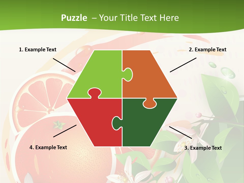 Circle Health Tasty PowerPoint Template