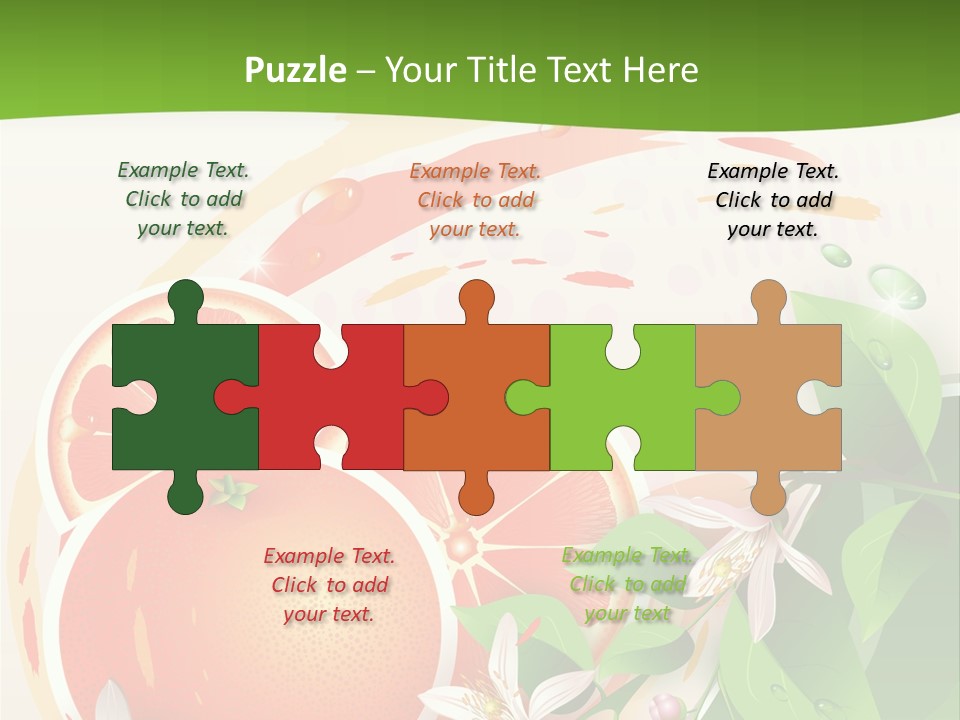 Circle Health Tasty PowerPoint Template