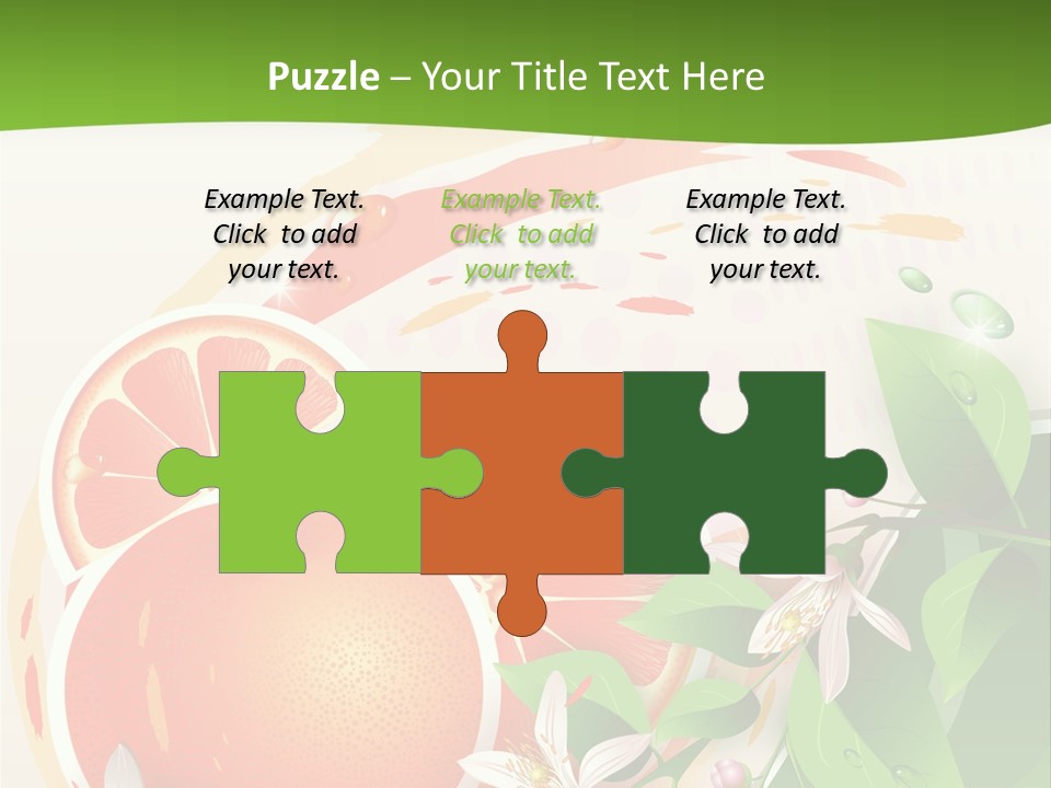 Circle Health Tasty PowerPoint Template