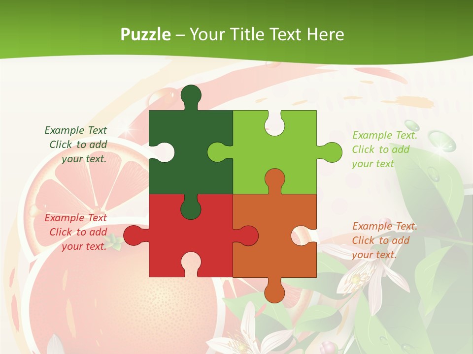 Circle Health Tasty PowerPoint Template