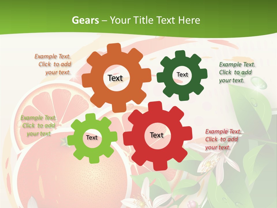 Circle Health Tasty PowerPoint Template