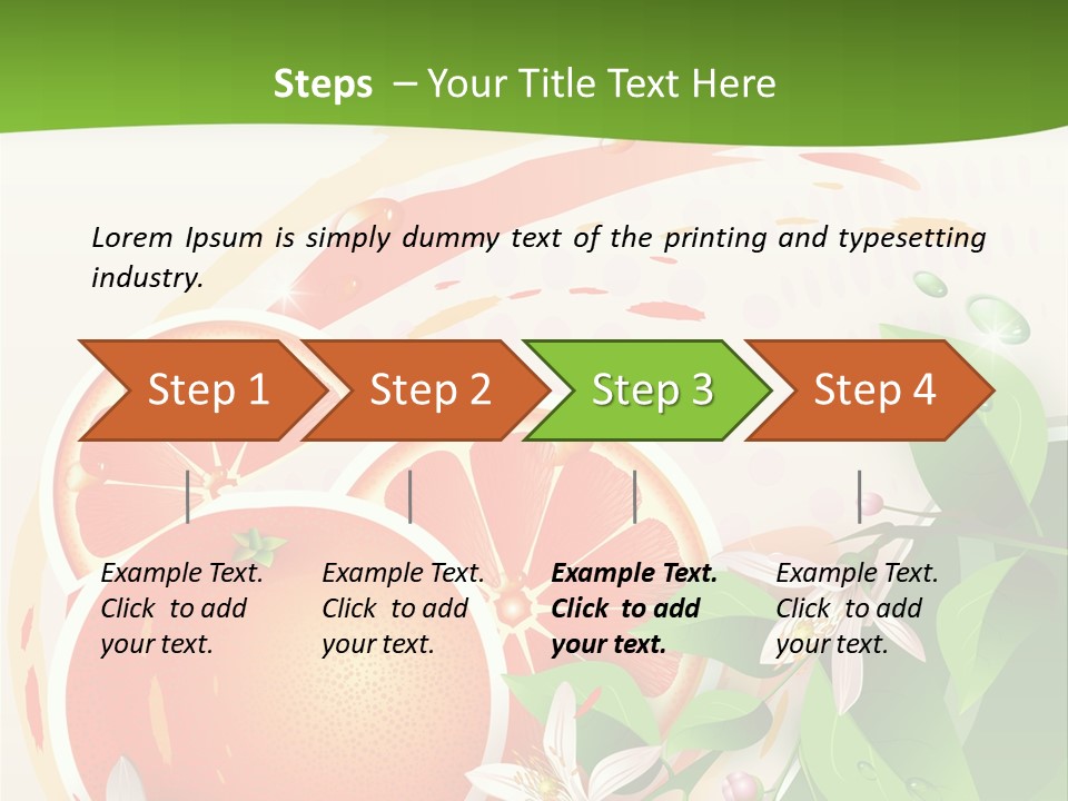 Circle Health Tasty PowerPoint Template