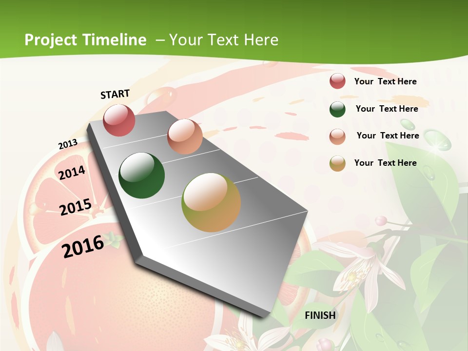 Circle Health Tasty PowerPoint Template
