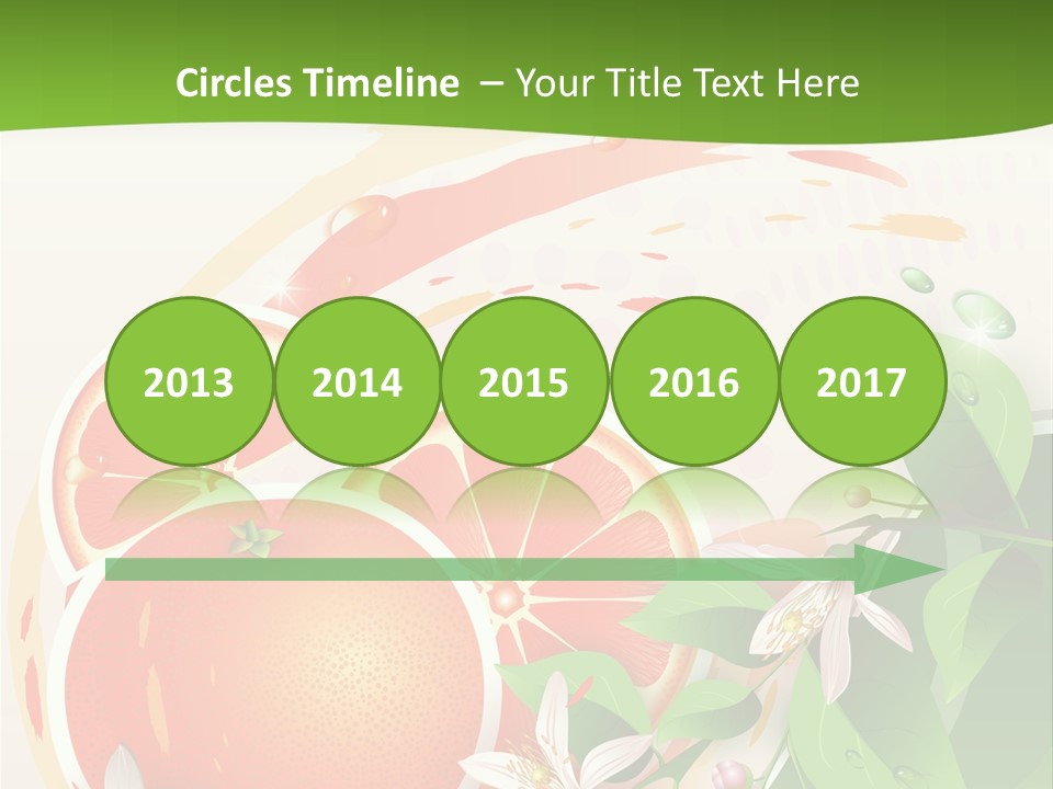 Circle Health Tasty PowerPoint Template