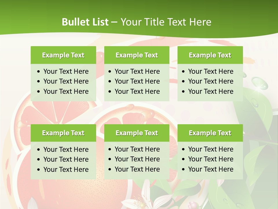 Circle Health Tasty PowerPoint Template