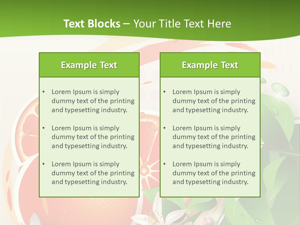 Circle Health Tasty PowerPoint Template
