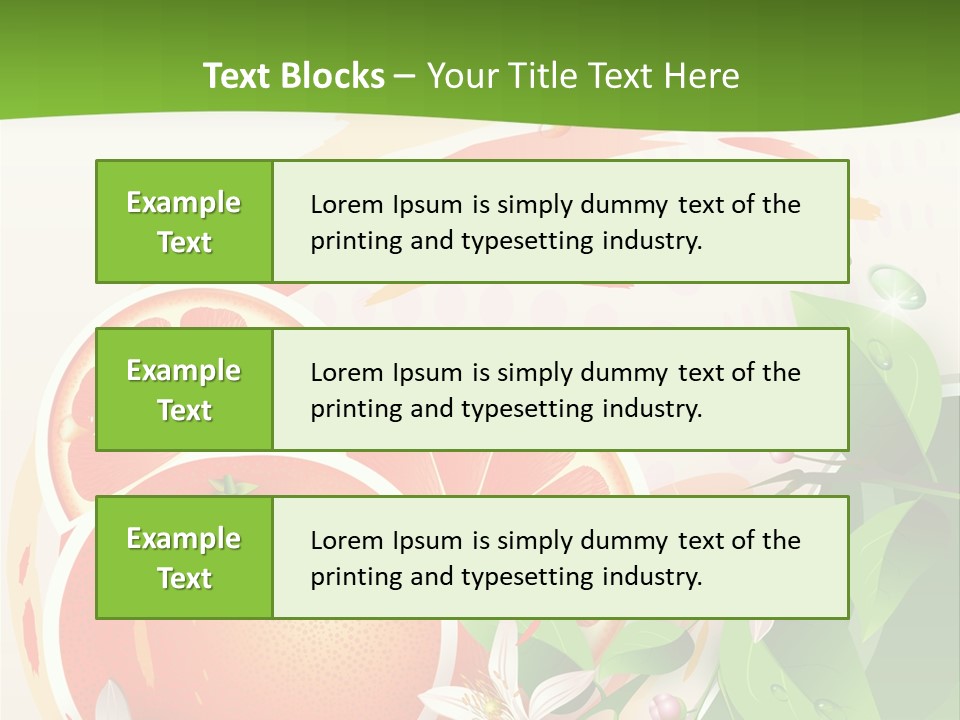 Circle Health Tasty PowerPoint Template